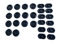 Araç Altı Su Tapası  - Tüm Modeller - 14 Adet Yuvarlak 12 Adet Oval Set