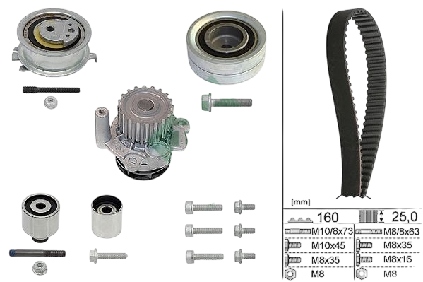 Triger Seti Devidaimli Jetta - Golf - Passat - Caddy - A3 - Octavia - 1.6 TDİ CAY Motor